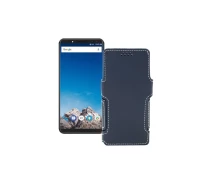 Купить - чехол для смартфона  Чехол-книга из экокожи для телефона Vernee X1 Черный глянец
