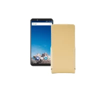Купить - чехол для смартфона  Чехол-флип из экокожи для телефона Vernee X1 Бежевый