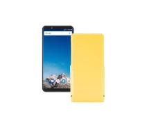 Купить - чехол для смартфона  Чехол-флип из экокожи для телефона Vernee X1 Желтый