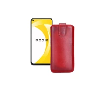 Купить - чехол для смартфона  Вытяжка из кожи для телефона Vivo iQOO U1 Красный
