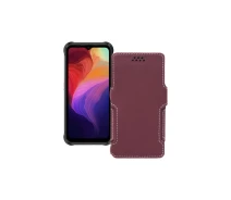 Купить - чехол для смартфона  Чехол-книга из экокожи для телефона Ulefone Power Armor 14 Бордовый