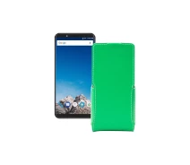 Купить - чехол для смартфона  Чехол-флип из экокожи для телефона Vernee X1 Зеленый