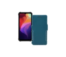 Купить - чехол для смартфона  Чехол-книга из экокожи для телефона Ulefone Power Armor 14 Тм. Бирюзовый