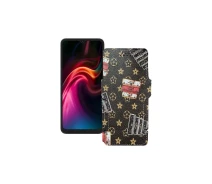 Купить - чехол для смартфона  Чехол-книга из экокожи для телефона UMiDIGI G1 Max Луи-Витон-коричневый