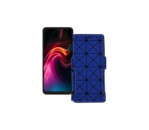 Купить - чехол для смартфона  Чехол-книга из экокожи для телефона UMiDIGI G1 Max Синий ромб