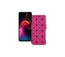 Купить - чехол для смартфона  Чехол-книга из экокожи для телефона UMiDIGI G1 Max Розовый ромб