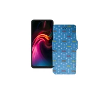 Купить - чехол для смартфона  Чехол-книга из экокожи для телефона UMiDIGI G1 Max Фэшн голубой