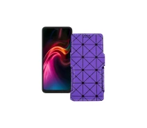 Купить - чехол для смартфона  Чехол-книга из экокожи для телефона UMiDIGI G1 Max Фиолетовый ромб