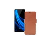 Купить - чехол для смартфона  Чехол-книга из экокожи для телефона Vivo Nex 3s 5G Коричневый