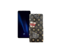 Купить - чехол для смартфона  Чехол-флип из экокожи для телефона Vivo iQOO Pro 5G Луи-Витон-коричневый