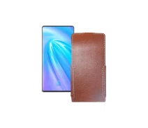Купить - чехол для смартфона  Чехол-флип из экокожи для телефона Vivo Nex 3 5G Коричневый