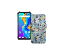 Купить - чехол для смартфона  Чехол-книга из экокожи для телефона UMiDIGI Bison 2020 Круги-цветные