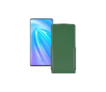 Купить - чехол для смартфона  Чехол-флип из экокожи для телефона Vivo Nex 3 5G Темно-зеленый