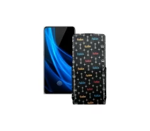Купить - чехол для смартфона  Чехол-флип из экокожи для телефона Vivo Nex 3s 5G Фэшн черный