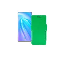 Купить - чехол для смартфона  Чехол-книга из экокожи для телефона Vivo Nex 3 5G Зеленый