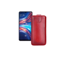 Купить - чехол для смартфона  Вытяжка из экокожи для телефона Vivo S1 Красный