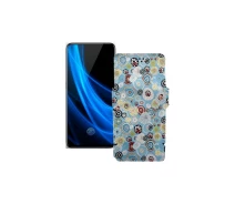 Купить - чехол для смартфона  Чехол-книга из экокожи для телефона Vivo Nex 3s 5G Круги-цветные