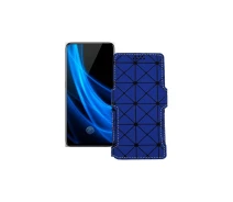 Купить - чехол для смартфона  Чехол-книга из экокожи для телефона Vivo Nex 3s 5G Синий ромб