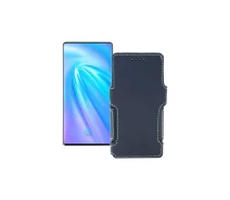 Купить - чехол для смартфона  Чехол-книга из экокожи для телефона Vivo Nex 3 5G Черный глянец