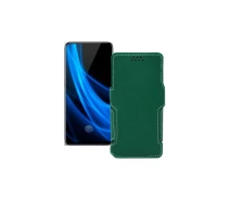Купить - чехол для смартфона  Чехол-книга из экокожи для телефона Vivo Nex 3s 5G Темно-зеленый