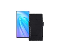 Купить - чехол для смартфона  Чехол-книга из экокожи для телефона Vivo Nex 3 5G Черный ромб