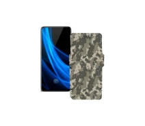 Купить - чехол для смартфона  Чехол-книга из экокожи для телефона Vivo Nex 3s 5G Хаки-зеленый