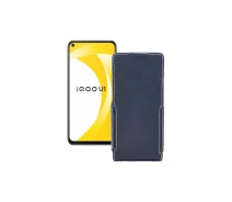 Купить - чехол для смартфона  Чехол-флип из экокожи для телефона Vivo iQOO U1 Черный глянец