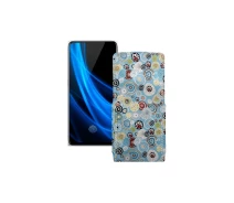 Купить - чехол для смартфона  Чехол-флип из экокожи для телефона Vivo Nex 3s 5G Круги-цветные