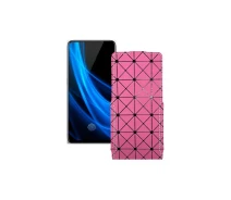 Купить - чехол для смартфона  Чехол-флип из экокожи для телефона Vivo Nex 3s 5G Розовый ромб