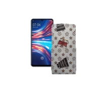 Купить - чехол для смартфона  Чехол-флип из экокожи для телефона Vivo S1 Луи-Витон-белый