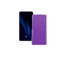 Купить - чехол для смартфона  Чехол-флип из экокожи для телефона Vivo iQOO Pro 5G Фиолетовый
