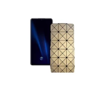 Купить - чехол для смартфона  Чехол-флип из экокожи для телефона Vivo iQOO Pro 5G Золотой ромб