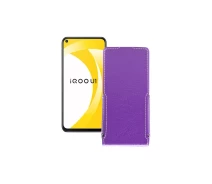 Купить - чехол для смартфона  Чехол-флип из экокожи для телефона Vivo iQOO U1 Фиолетовый