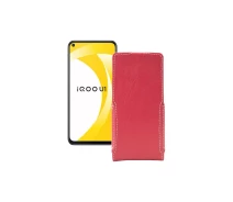 Купить - чехол для смартфона  Чехол-флип из экокожи для телефона Vivo iQOO U1 Красный