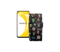 Купить - чехол для смартфона  Чехол-книга из экокожи для телефона Vivo iQOO U1 Битлз