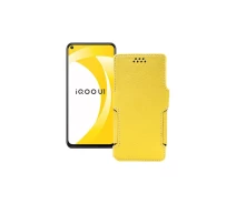 Купить - чехол для смартфона  Чехол-книга из экокожи для телефона Vivo iQOO U1 Желтый