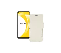 Купить - чехол для смартфона  Чехол-книга из экокожи для телефона Vivo iQOO U1 Белый