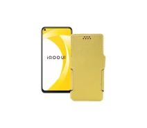 Купить - чехол для смартфона  Чехол-книга из экокожи для телефона Vivo iQOO U1 Золотой
