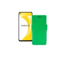 Купить - чехол для смартфона  Чехол-книга из экокожи для телефона Vivo iQOO U1 Зеленый