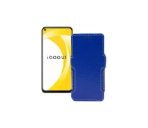 Купить - чехол для смартфона  Чехол-книга из экокожи для телефона Vivo iQOO U1 Синий