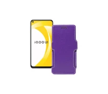 Купить - чехол для смартфона  Чехол-книга из экокожи для телефона Vivo iQOO U1 Фиолетовый
