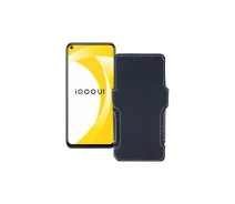 Купить - чехол для смартфона  Чехол-книга из экокожи для телефона Vivo iQOO U1 Черный матовый