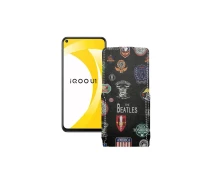 Купить - чехол для смартфона  Чехол-флип из экокожи для телефона Vivo iQOO U1 Битлз