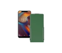 Купить - чехол для смартфона  Чехол-флип из экокожи для телефона UMiDIGI A3 Pro Темно-зеленый