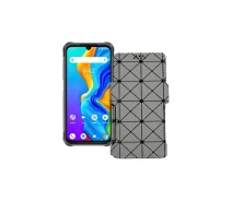 Купить - чехол для смартфона  Чехол-книга из экокожи для телефона UMiDIGI Bison 2020 Серый ромб