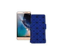 Купить - чехол для смартфона  Чехол-книга из экокожи для телефона Hisense F23 Синий ромб