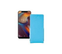 Купить - чехол для смартфона  Чехол-флип из экокожи для телефона UMiDIGI A3 Pro Голубой