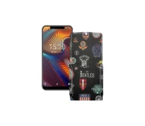 Купить - чехол для смартфона  Чехол-флип из экокожи для телефона UMiDIGI A3 Pro Битлз
