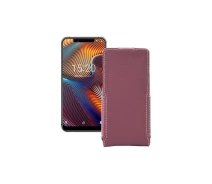 Купить - чехол для смартфона  Чехол-флип из экокожи для телефона UMiDIGI A3 Pro Бордовый