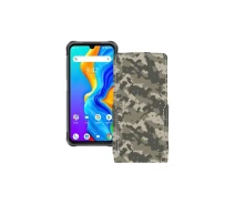 Купить - чехол для смартфона  Чехол-флип из экокожи для телефона UMiDIGI Bison 2020 Хаки-зеленый